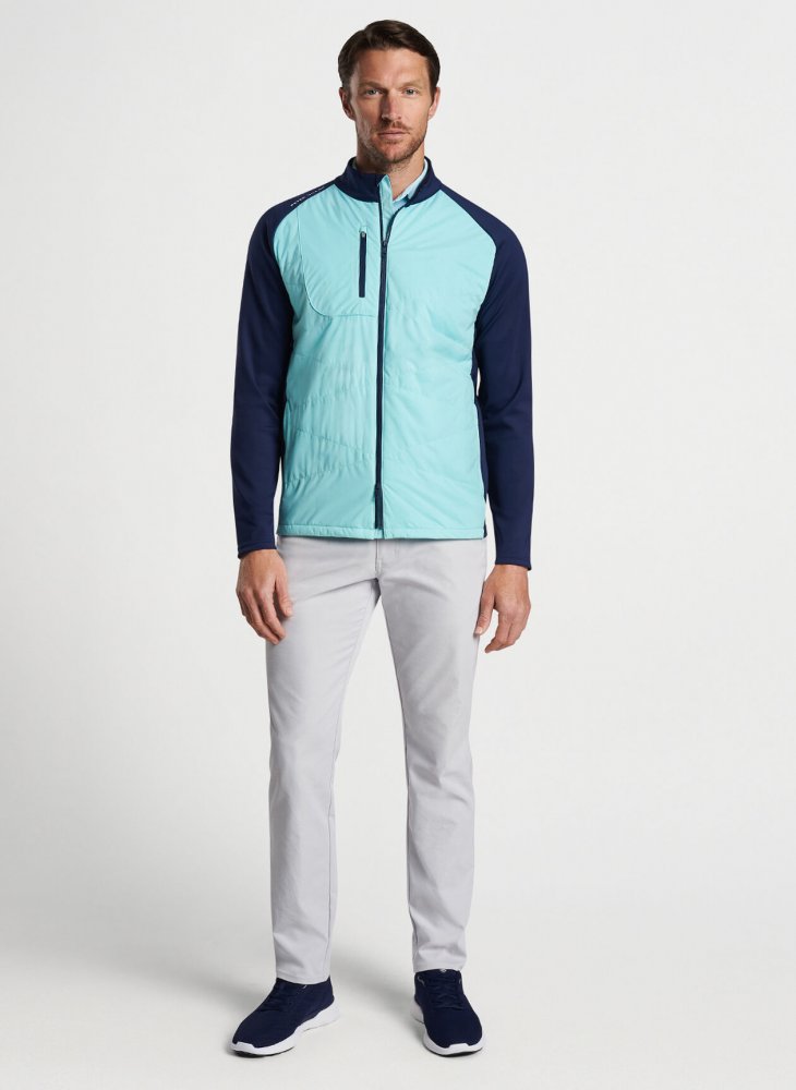 Peter Millar Merge Hybrid Jacket, Cabana Blue, Navy