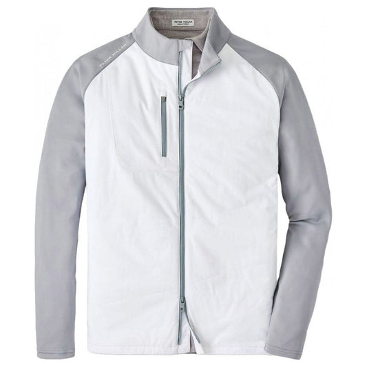 Peter Millar Merge Hybrid Jacket, White, Gale Grey