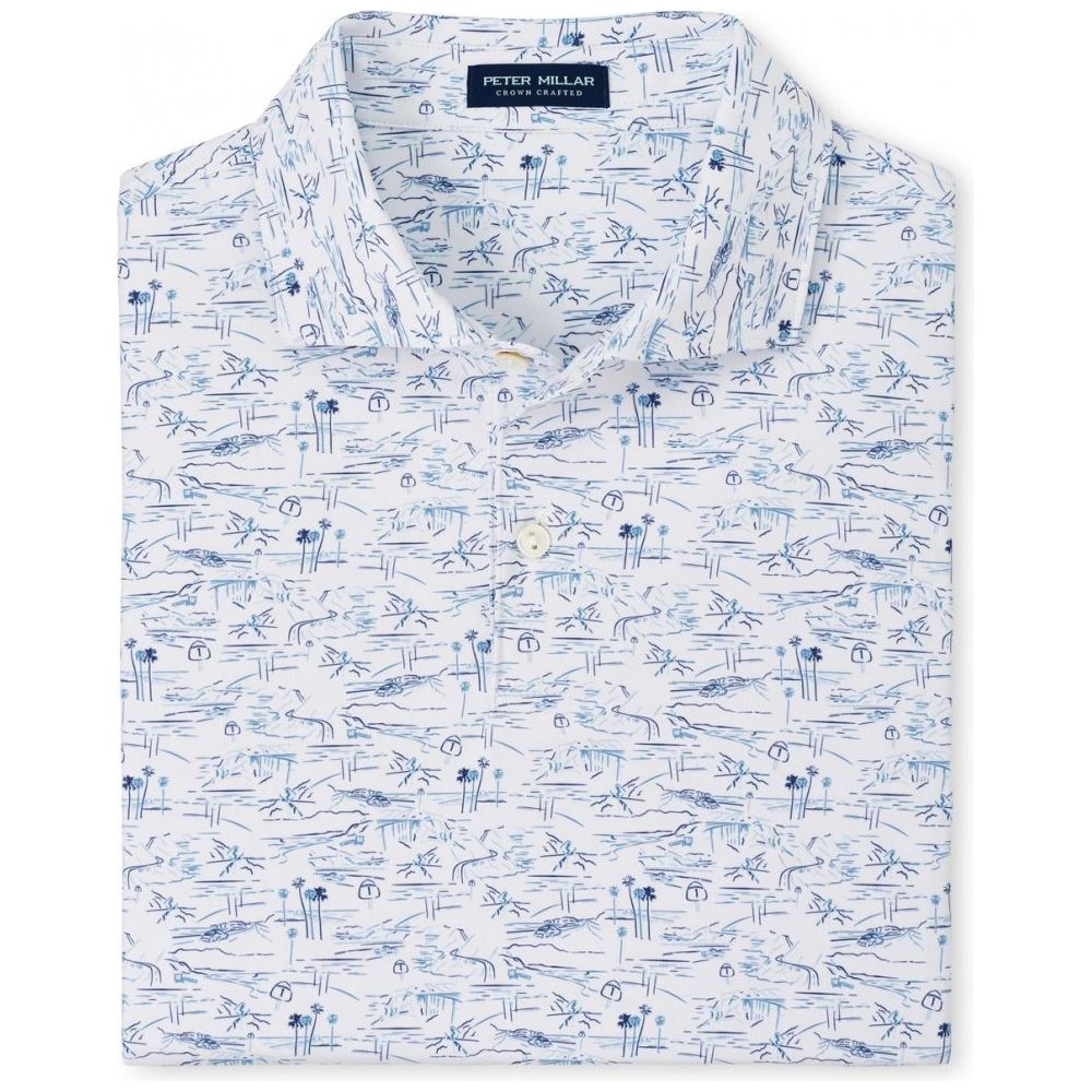 Peter Millar Pacific Performance Polo, White