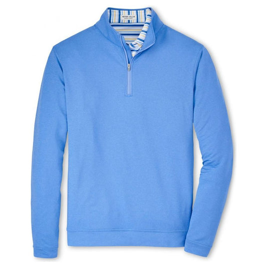 Peter Millar Perth Melange Performance 1/4, Maritime