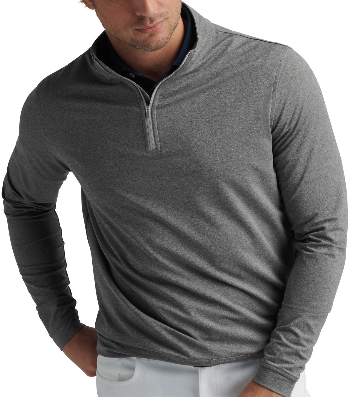 Peter Millar Perth Stretch Loop Terry, pánská golfová mikina