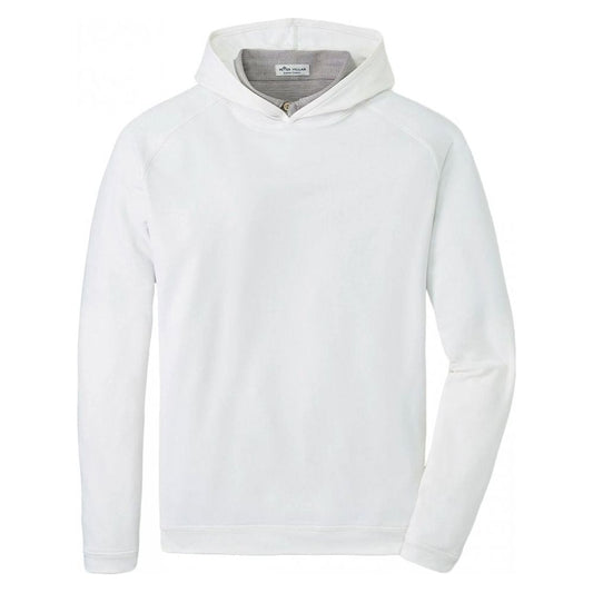 Peter Millar Pine Performance Hoodie, White