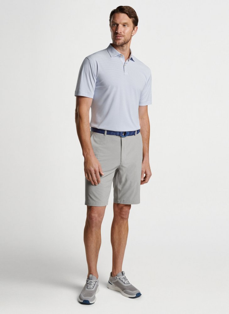 Peter Millar Shackleford Performance, British Grey, pánské golfové kraťasy