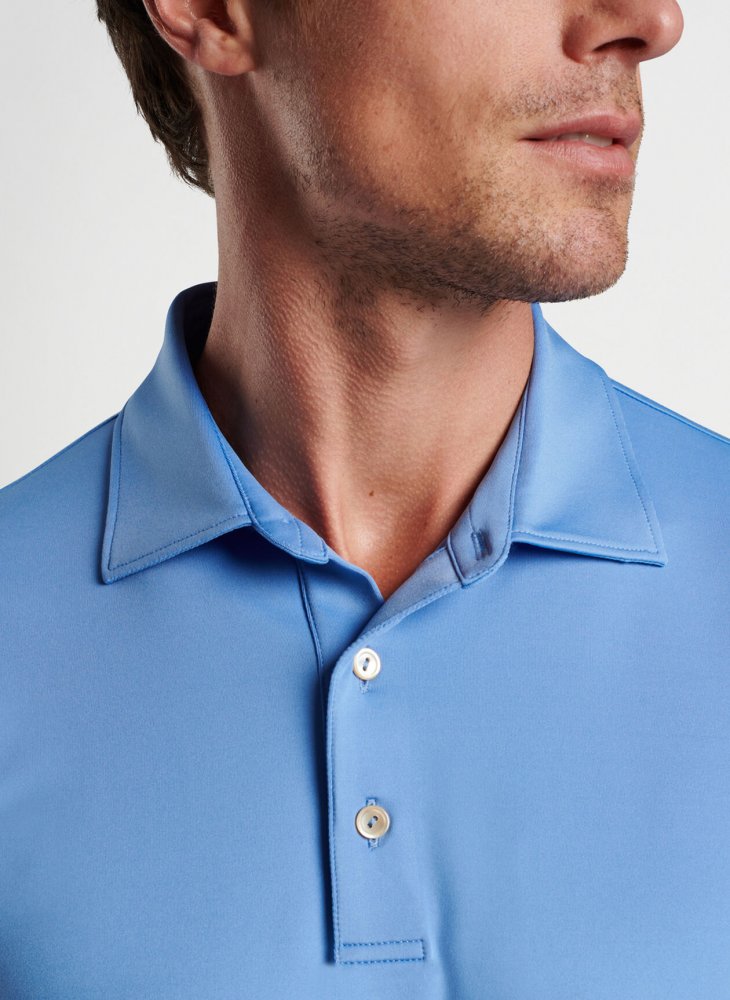 Peter Millar Solid Performance Jersey Polo, pánské golfové triko