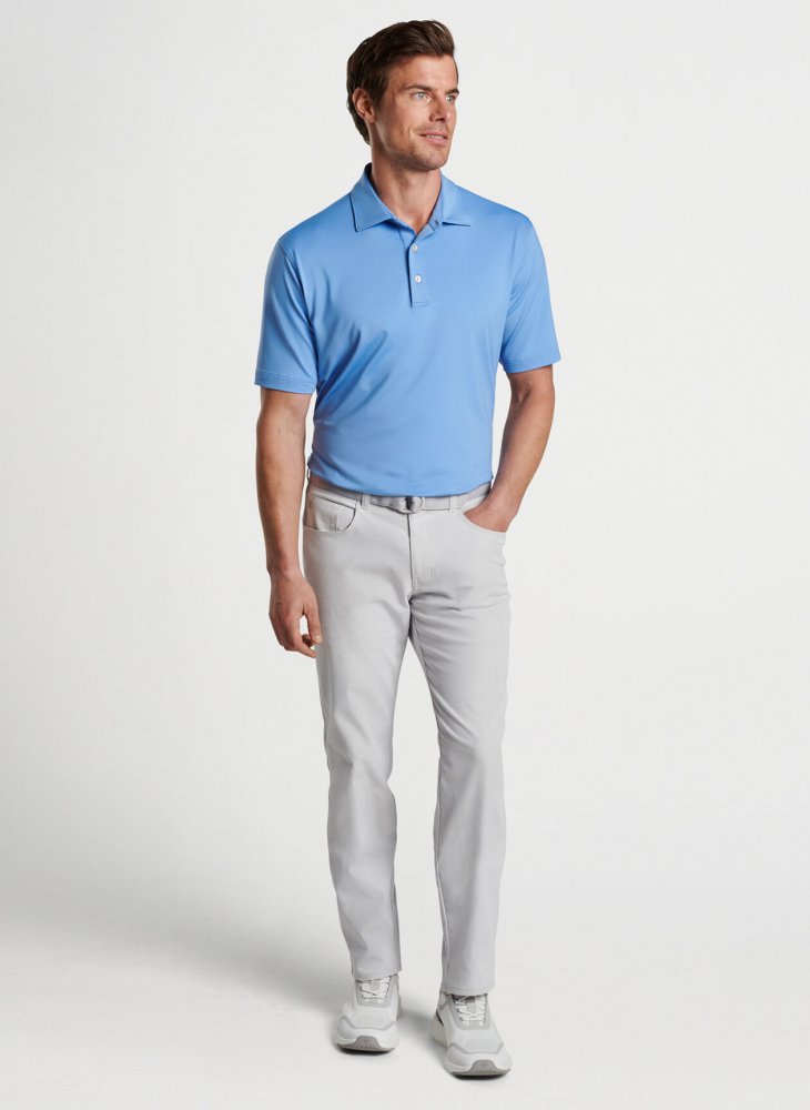 Peter Millar Solid Performance Jersey Polo, pánské golfové triko