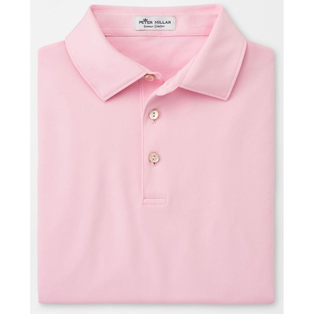 Peter Millar Solid Stretch Jersey Sean Self, Palmer Pink Peter Millar