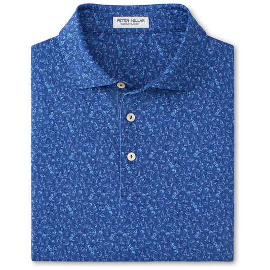 Peter Millar Wine Country Performance Jersey, pánské golfové tričko