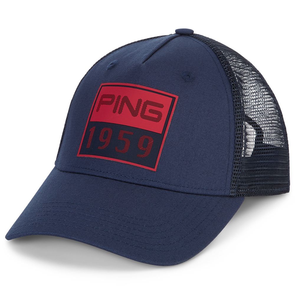 Ping 59 Trucker Cap, modrá pánská golfová kšiltovka