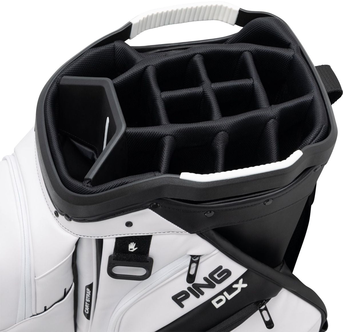 Ping DLX, White, prémiový golfový bag na vozík