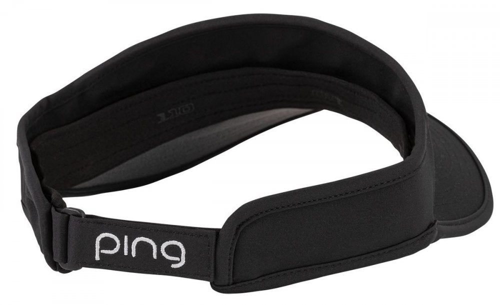 Ping Tour Ladies Vented Delta Visor, černý dámský golfový kšilt Ping