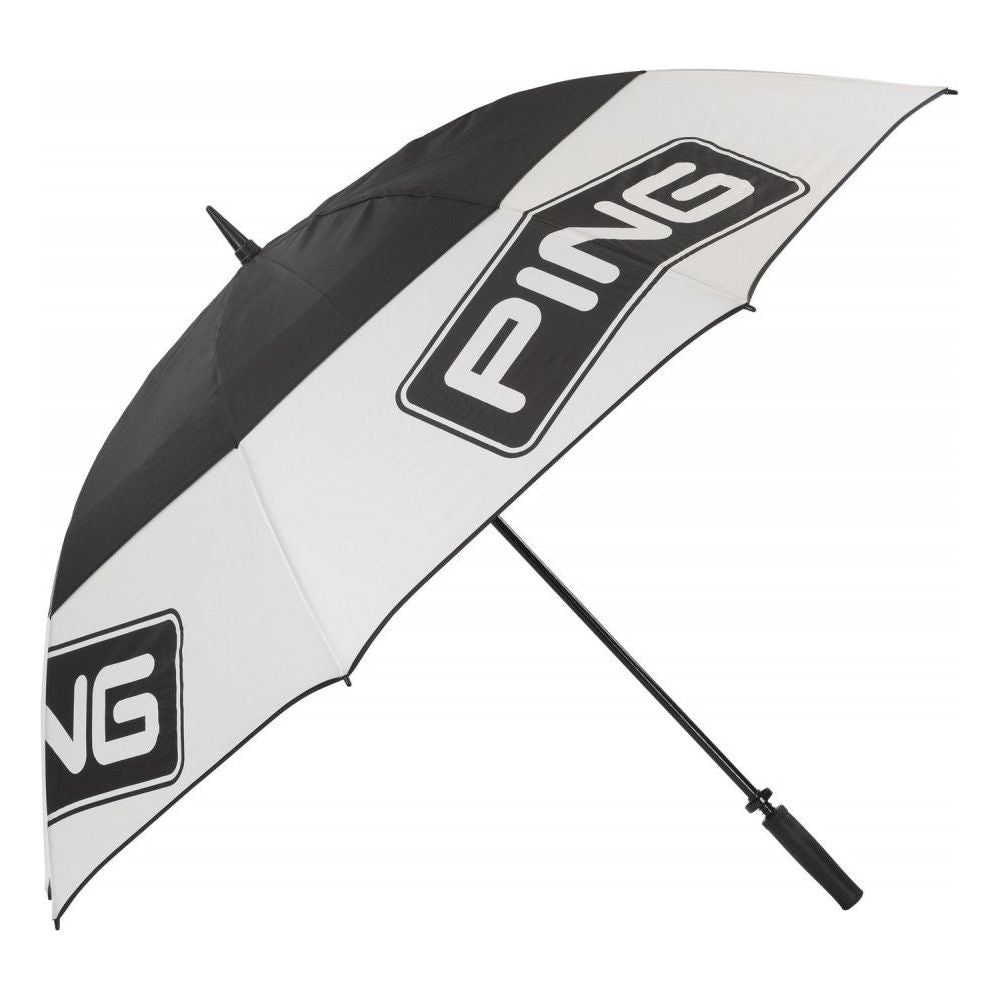 Ping Tour Umbrella, White, Black