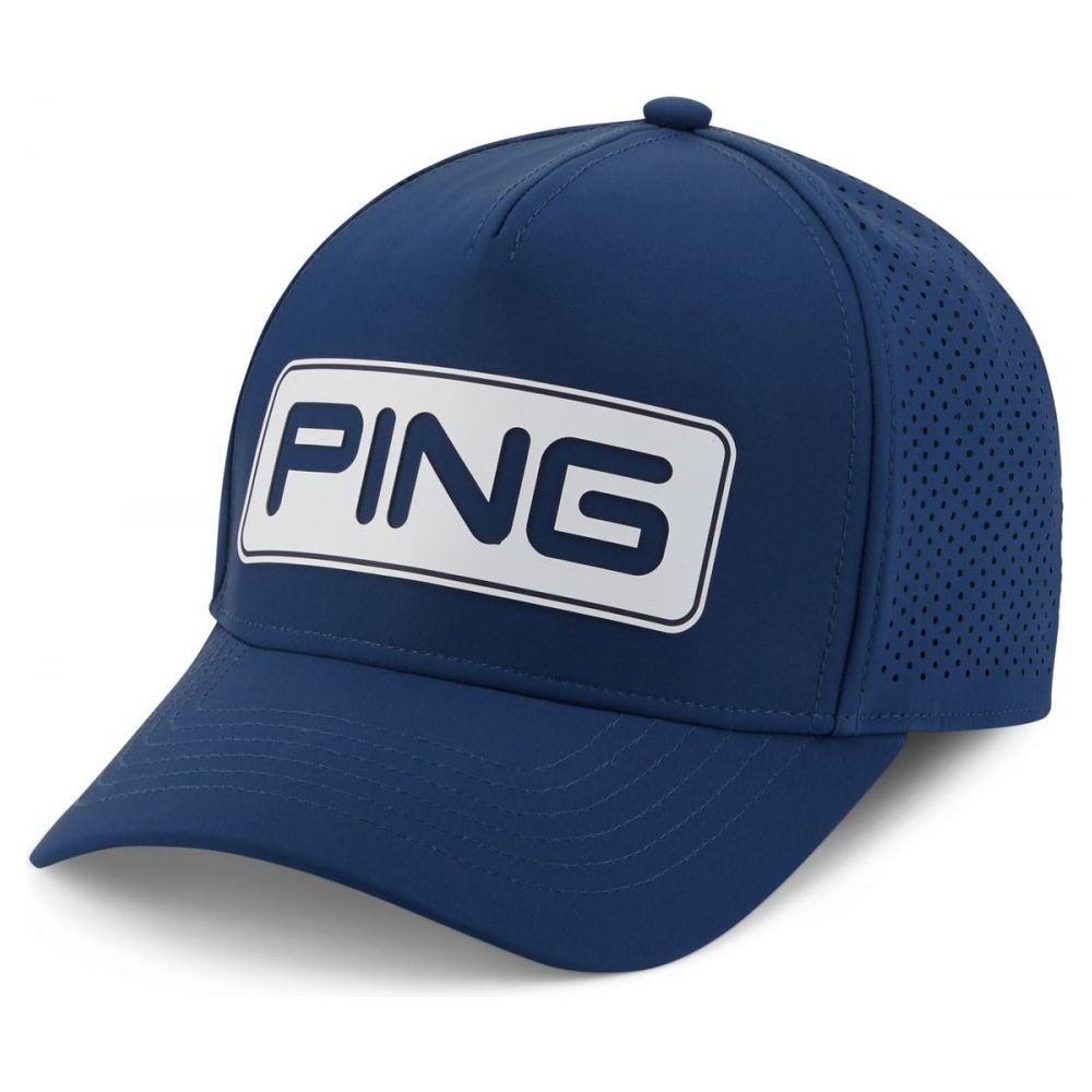 Ping Tour Vented Delta, tmavě modrá pánská golfová kšiltovka Ping