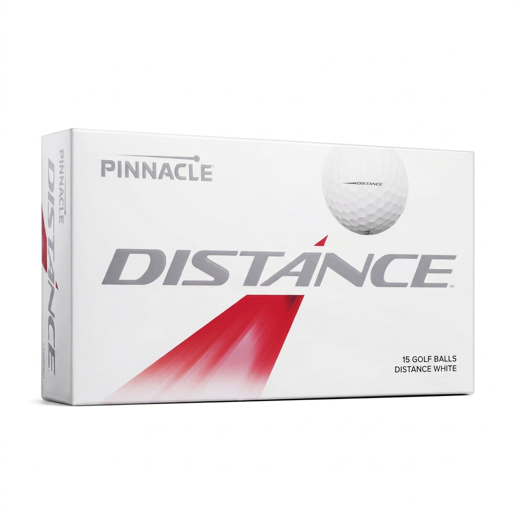 Pinnacle Distance 2024 15ks balení, bílé golfové míčky