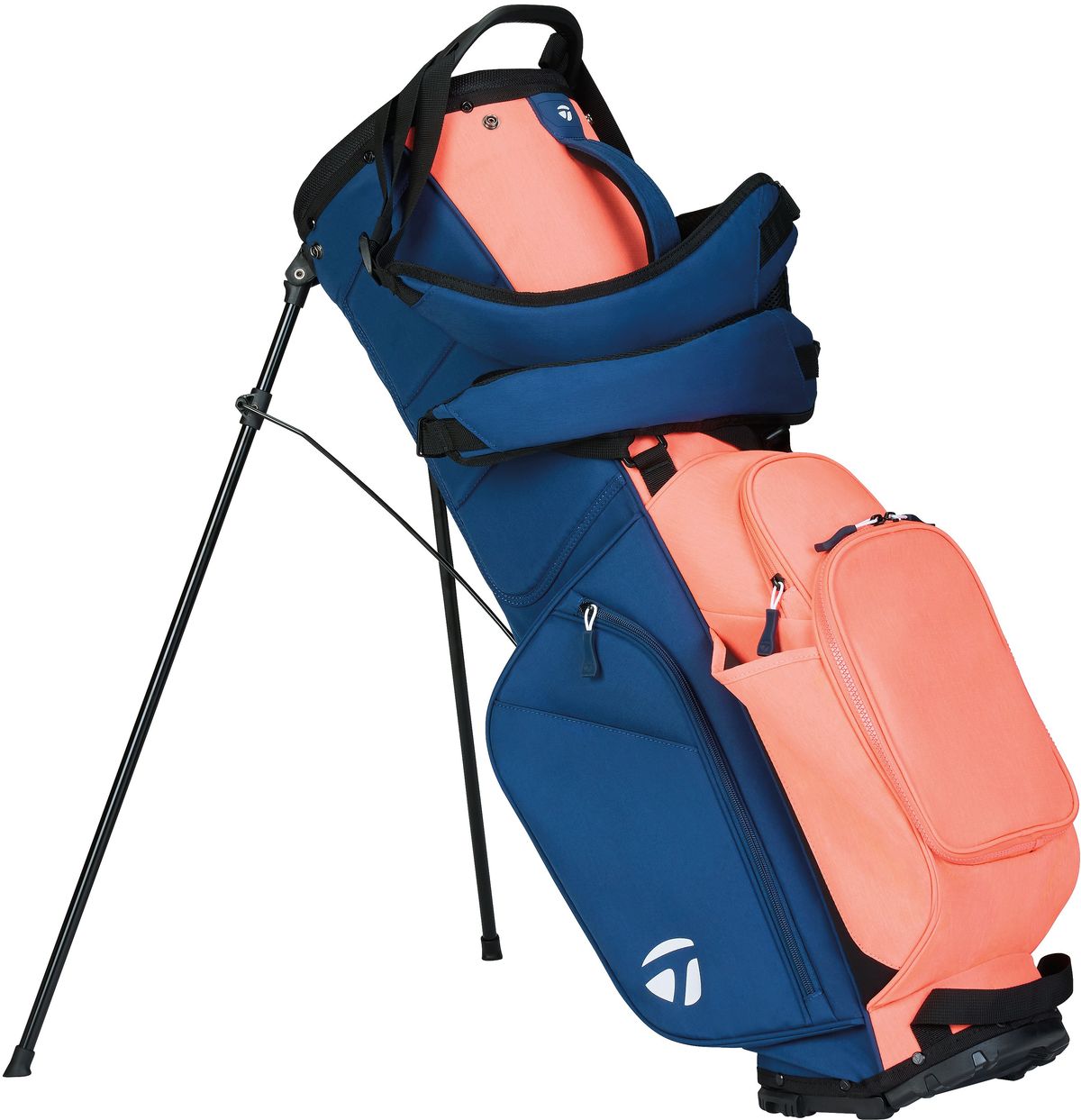 TaylorMade Flextech, Coral, Navy, lehký golfový bag na záda