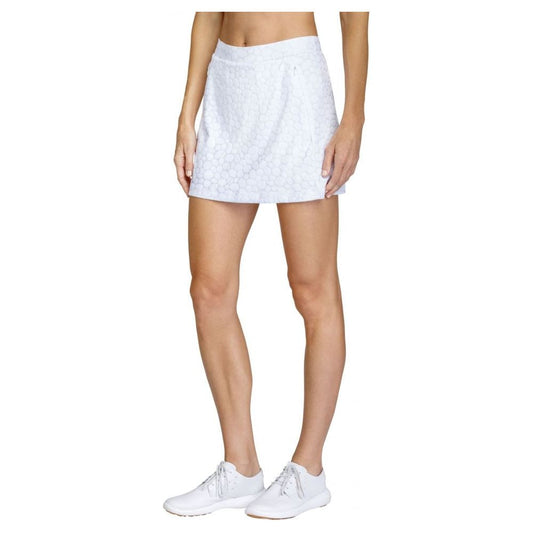Tail Elevation Pullon Golf Skort, Pebbles Chalk