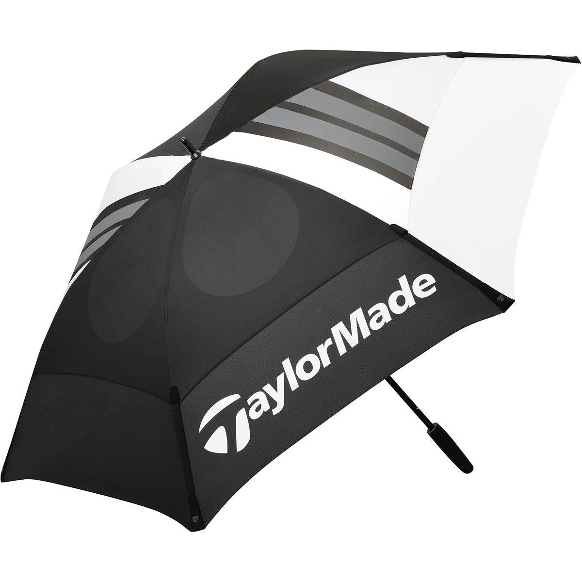 TaylorMade Double Cannopy, Černo bílý golfový deštník