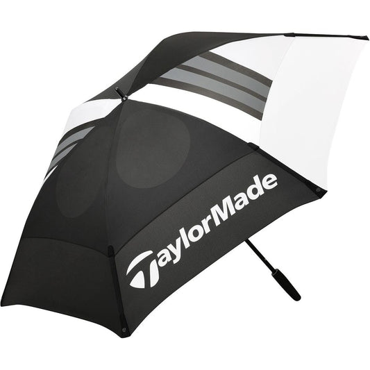 TaylorMade Double Cannopy, Černo bílý golfový deštník