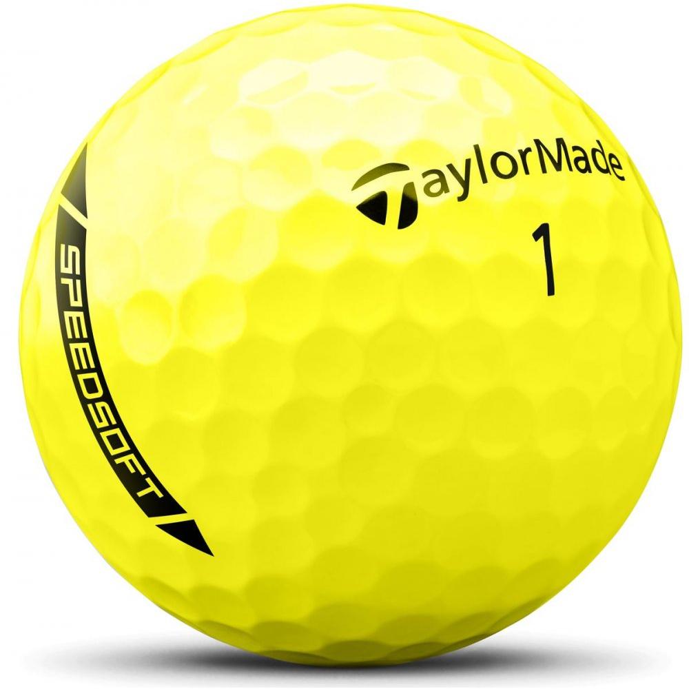 TaylorMade SpeedSoft 2024, žluté golfové míčky
