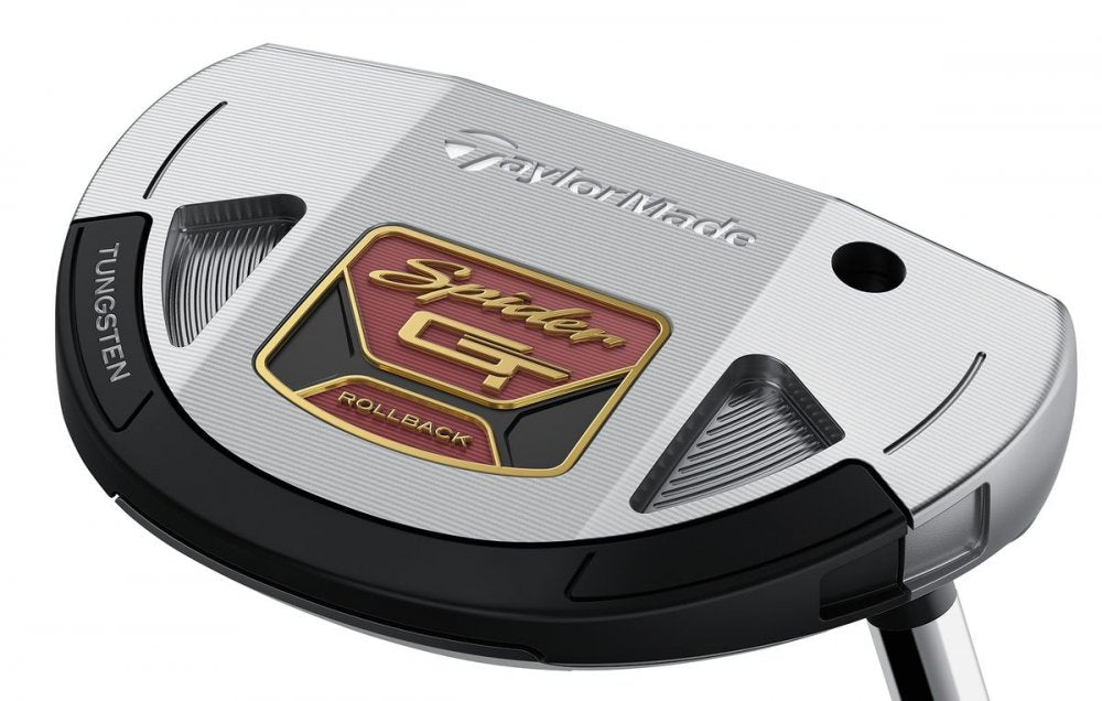 TaylorMade Spider GT Rollback, Silver, Black, Short Slant