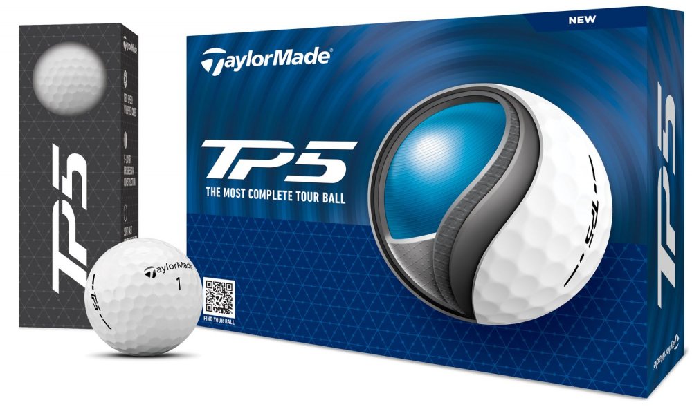 TaylorMade TP5 2024, bílé golfové míčky