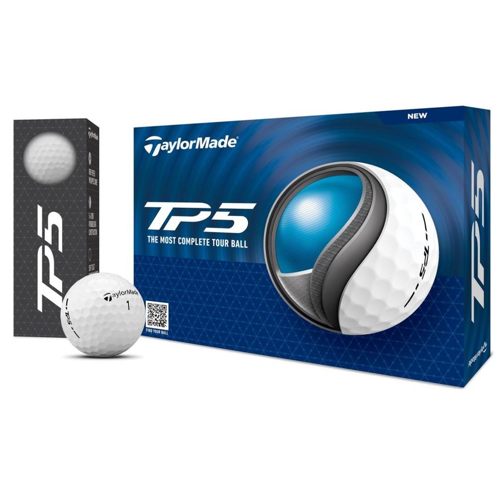 TaylorMade TP5 2024, bílé golfové míčky