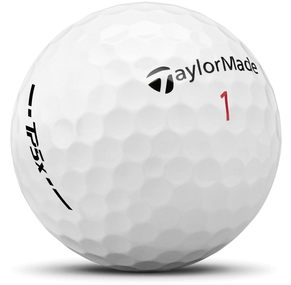 TaylorMade TP5x 2024, bílé golfové míčky