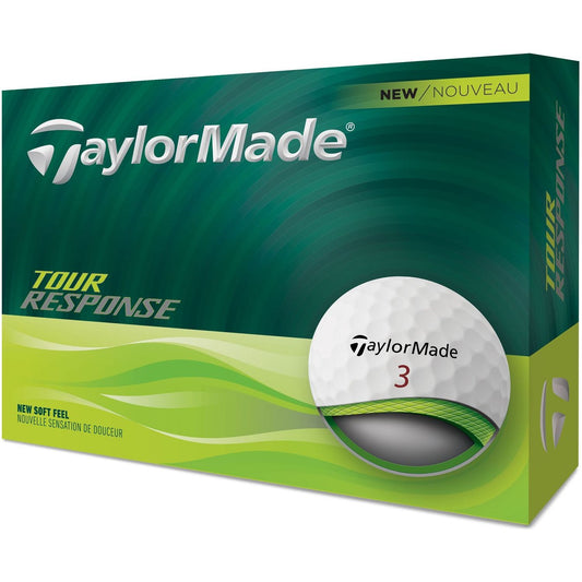 TaylorMade Tour Response 2025, bílé golfové míčky