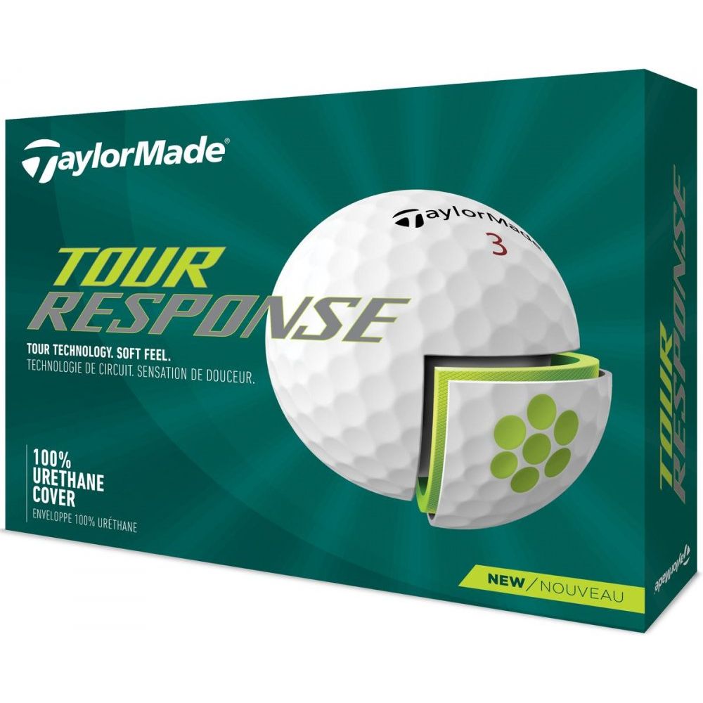 TaylorMade Tour Response, bílé golfové míčky