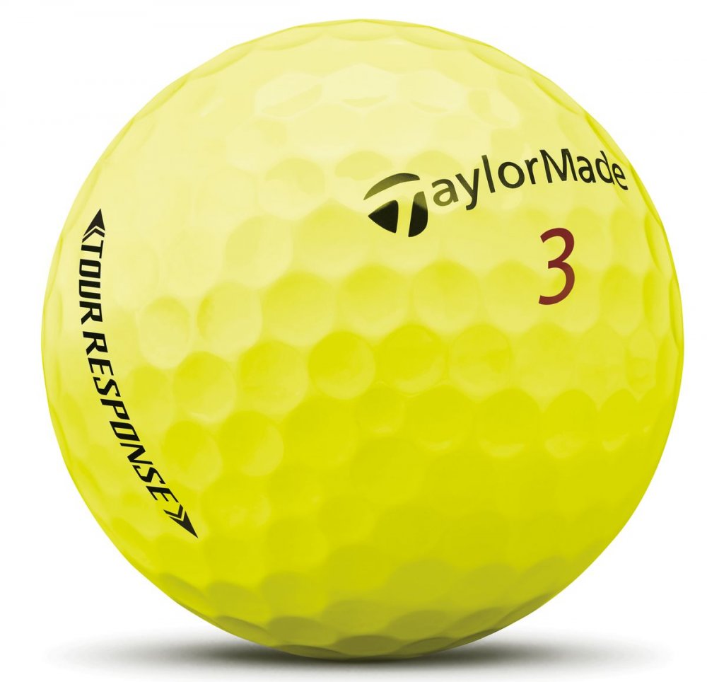 TaylorMade Tour Response, žluté golfové míčky
