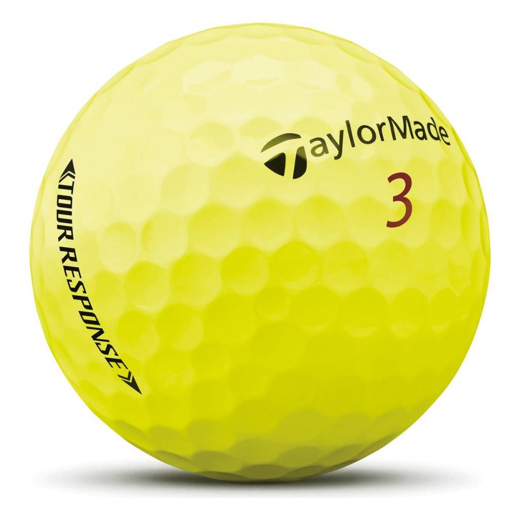 TaylorMade Tour Response, žluté golfové míčky