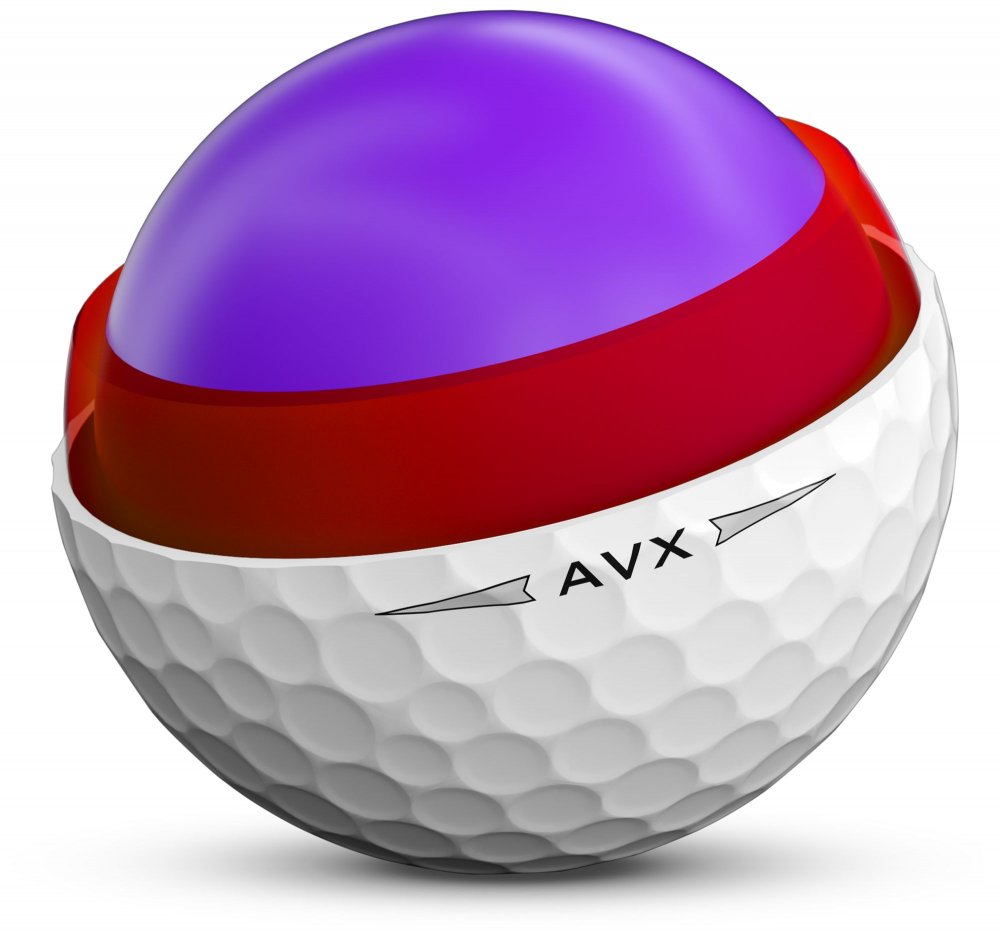 Titleist AVX 2020, bílé golfové míčky