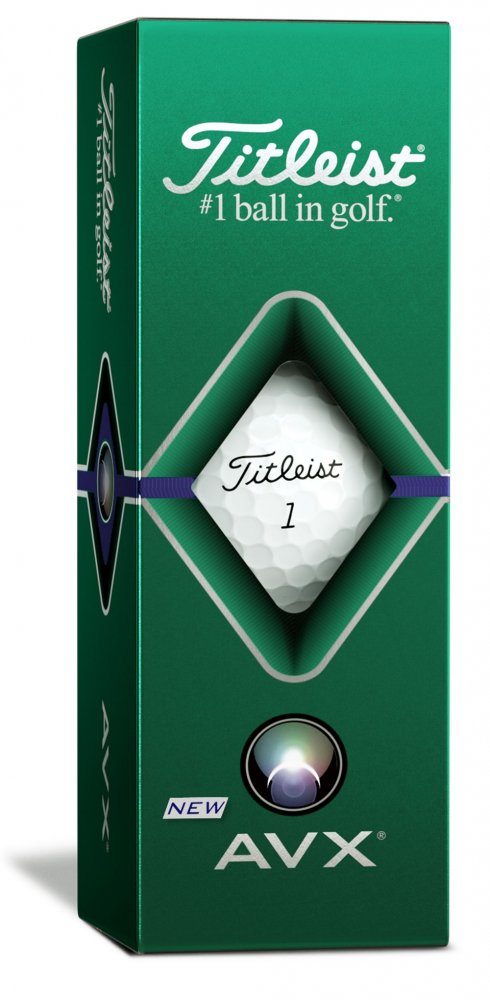 Titleist AVX 2020, bílé golfové míčky