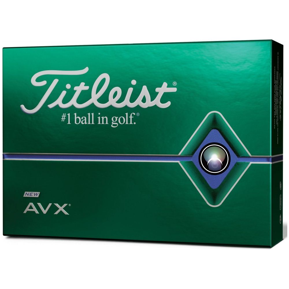 Titleist AVX 2020, bílé golfové míčky