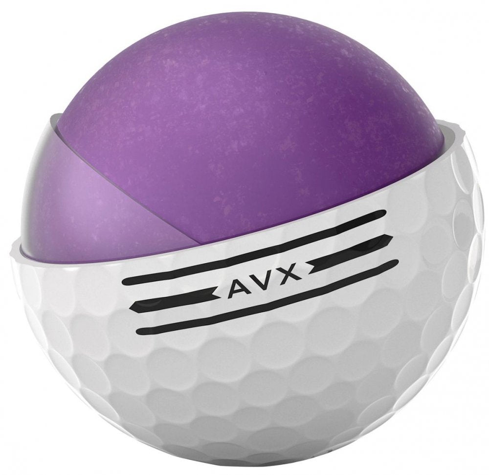 Titleist AVX 2024, bílé golfové míčky
