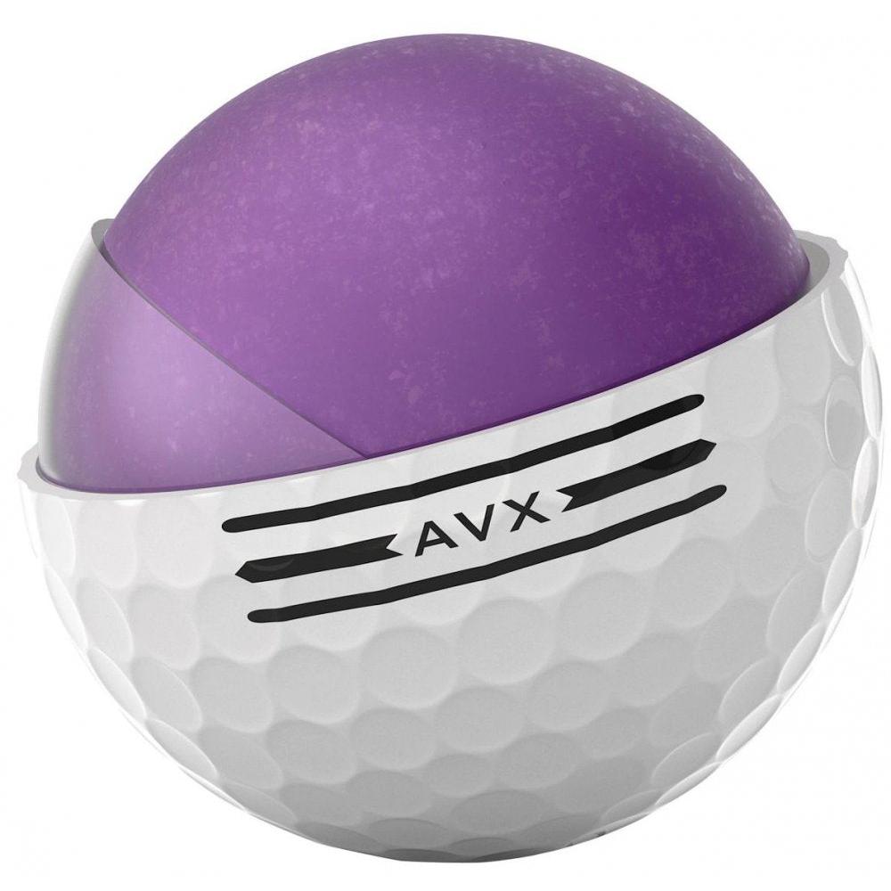 Titleist AVX 2024, bílé golfové míčky