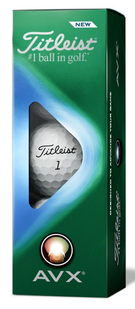 Titleist AVX, bílé golfové míčky
