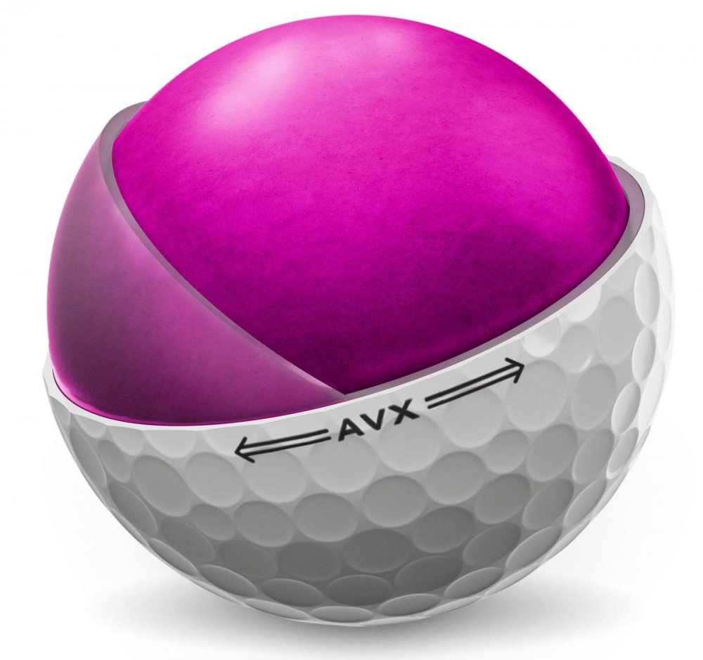 Titleist AVX, bílé golfové míčky