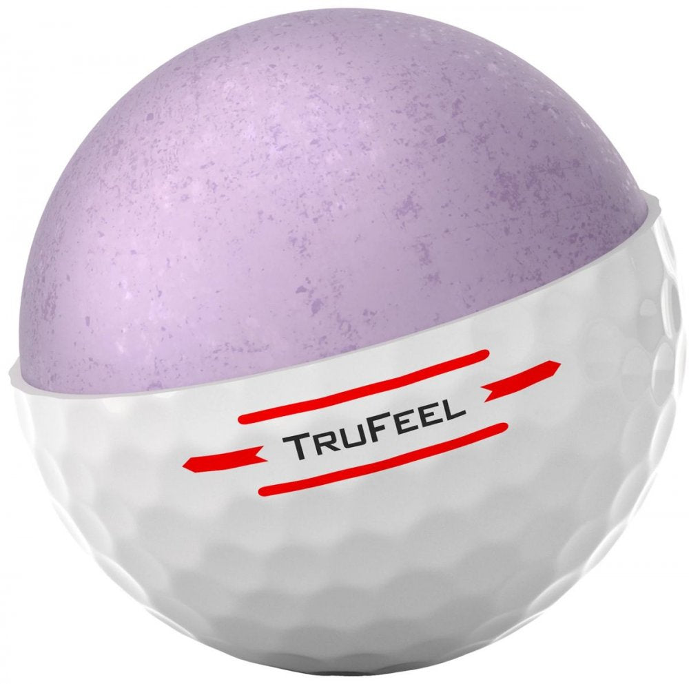 Titleist FruFeel 2024, bílé golfové míčky
