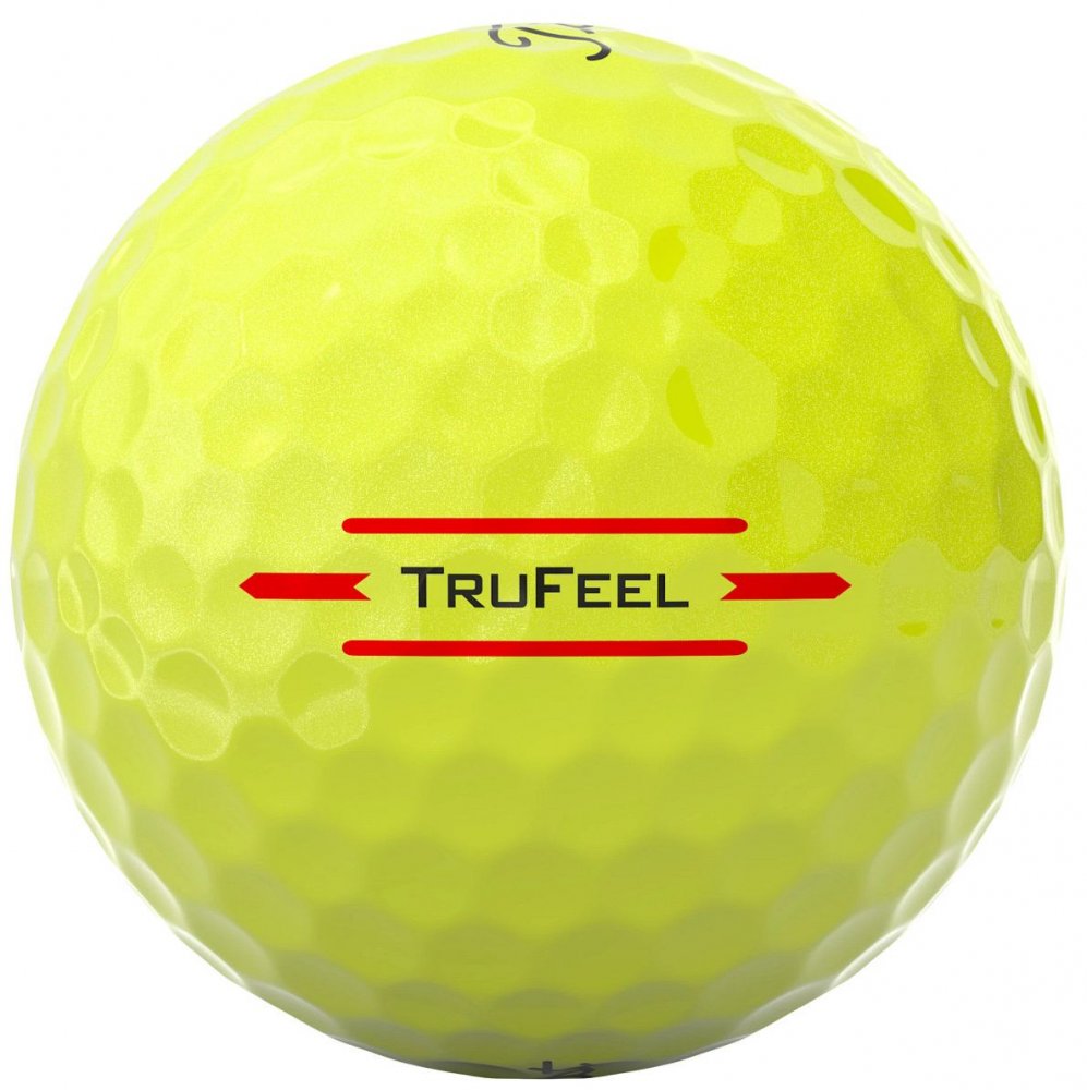 Titleist FruFeel 2024, žluté golfové míčky