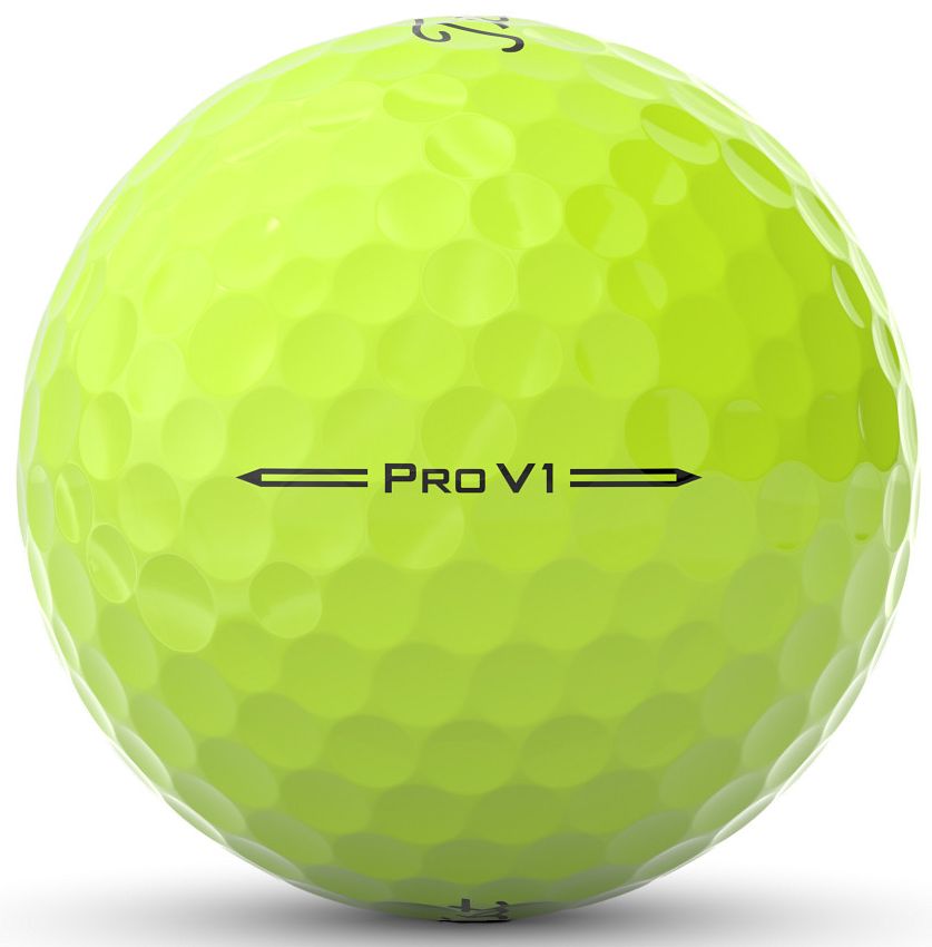 Titleist PRO V1, žluté golfové míčky