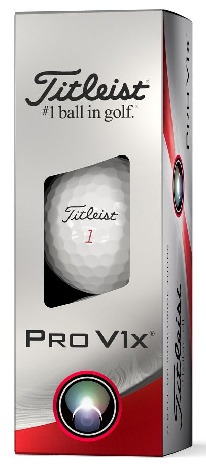 Titleist PRO V1x, bílé golfové míčky
