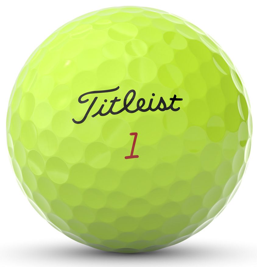 Titleist PRO V1x, žluté golfové míčky
