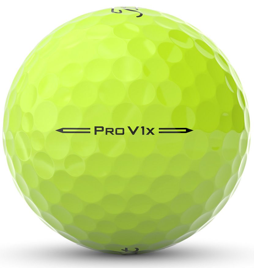 Titleist PRO V1x, žluté golfové míčky