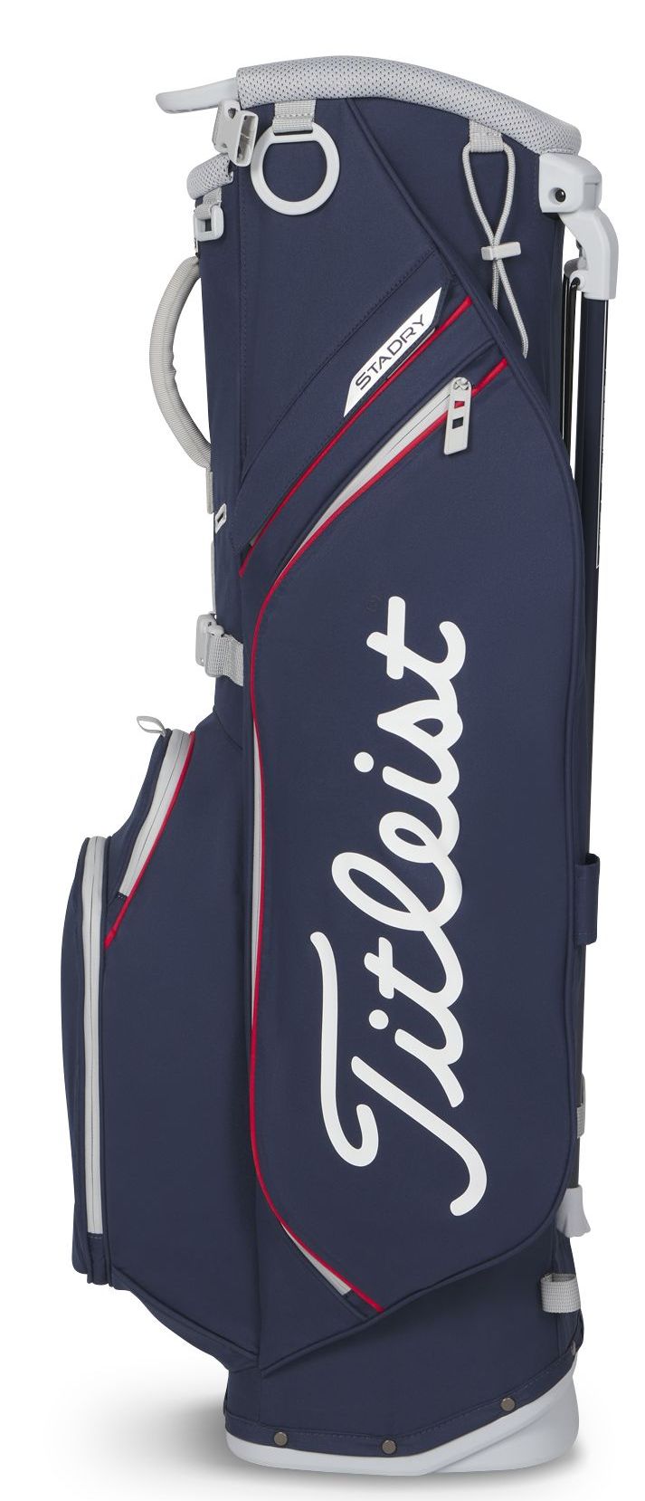 Titleist Players S4 StaDry, Navy, Red, White, nepromokavý golfový bag na nošení