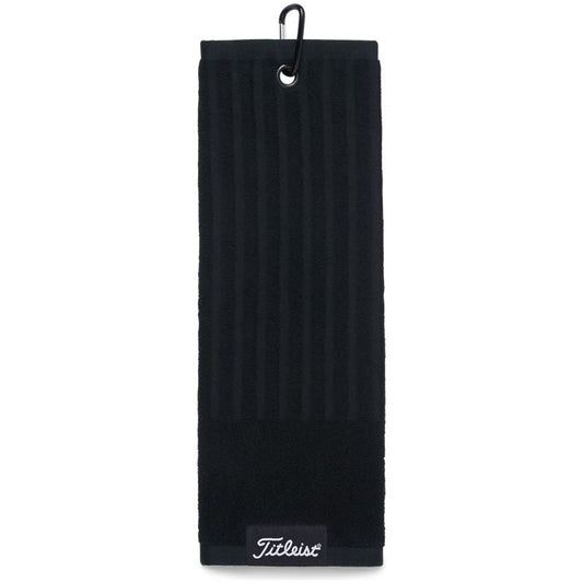 Titleist Players TriFold, Black, golfový ručník