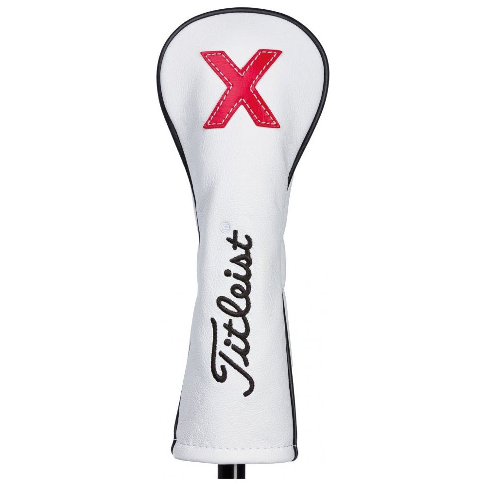 Titleist Premium Leather Hybrid headcover, Bílý