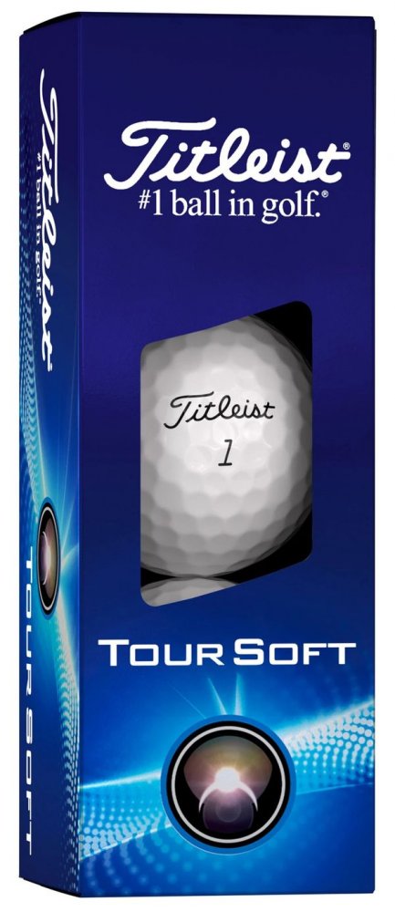 Titleist Tour Soft 2024, bílé golfové míčky