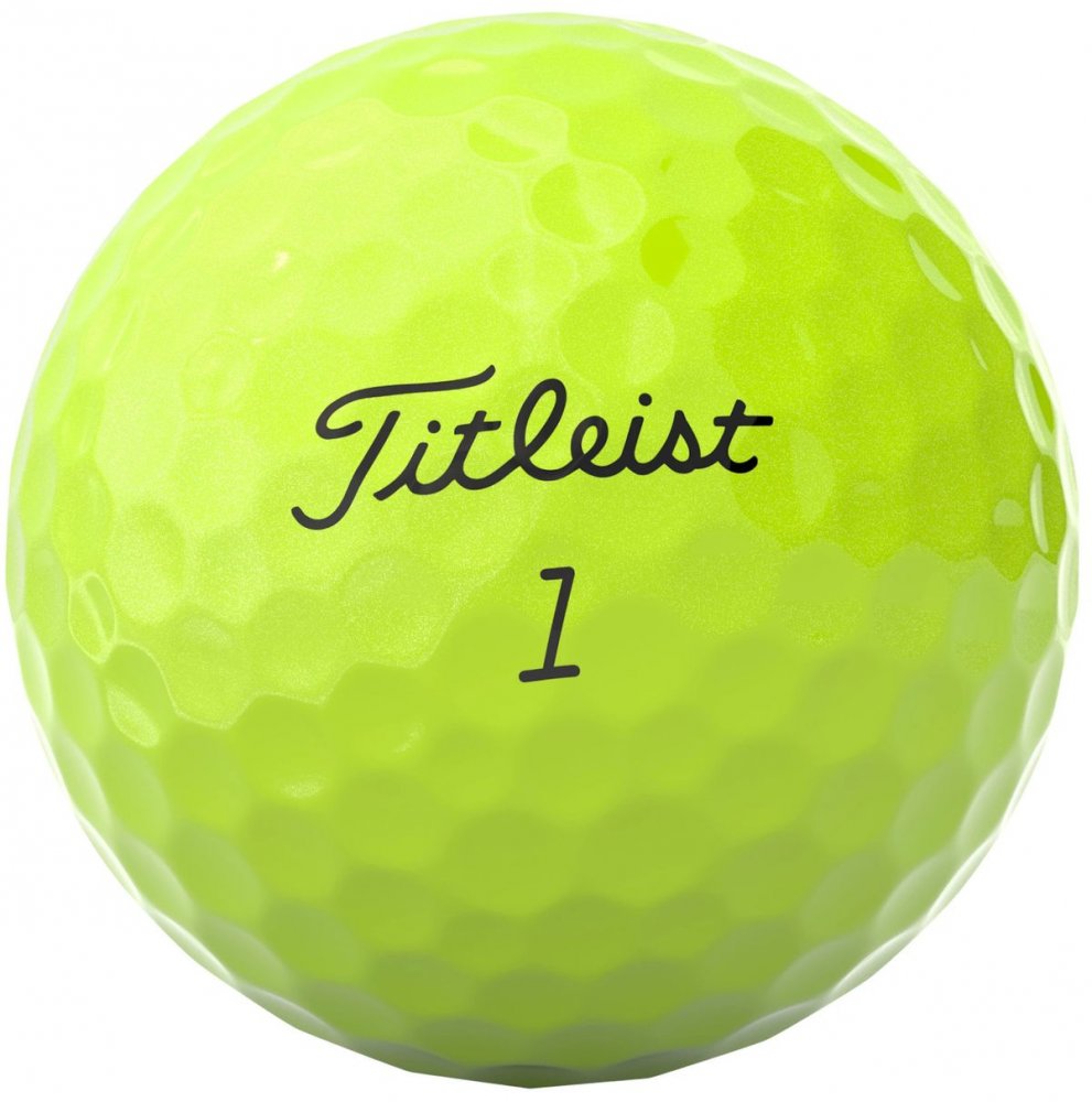 Titleist Tour Soft 2024, žluté golfové míčky