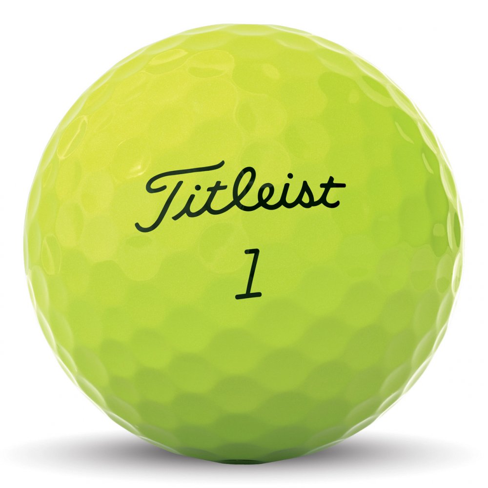 Titleist Tour Soft, žluté golfové míčky