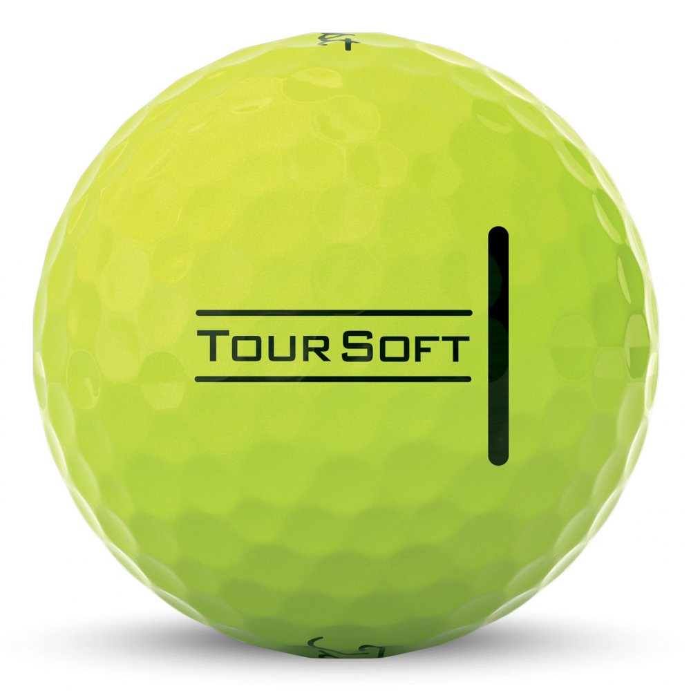 Titleist Tour Soft, žluté golfové míčky